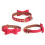Red Adjustable Bowtie Dog Collar Durable Pet Cat Collar 5