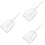 3Pcs Silver Stainless Steel Kitchen Oil Strainer Spoon with Handle 8