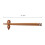 10Pairs Reusable Wood Chopsticks Solid Golden Tableware for Home Use 3