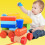 1Pc Toy Toddler Wooden Safe Pulling Car 5