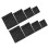 8Sets Breathable Black Mesh Laundry Bags Polyester with Zipper 2