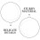 5Pcs Transparent Acrylic Circle Sheets Clear Round Boards for DIY 7