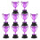 20Pièces Mini Trophées Violets En Pour Enfants Décor 1