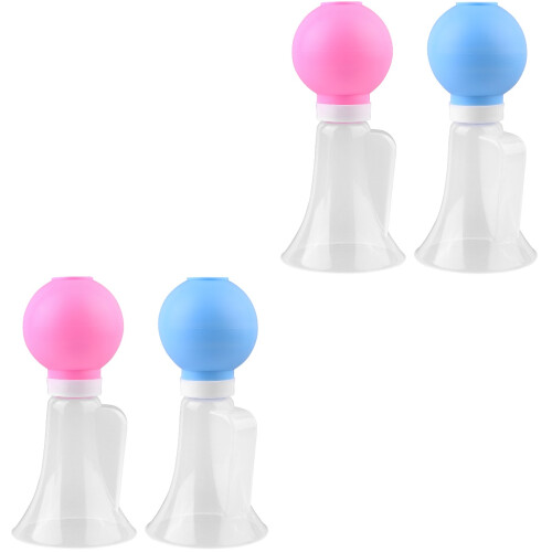 2Pièces Tire-Lait Compact Facile À Utiliser Avec Réservoir Sain 2