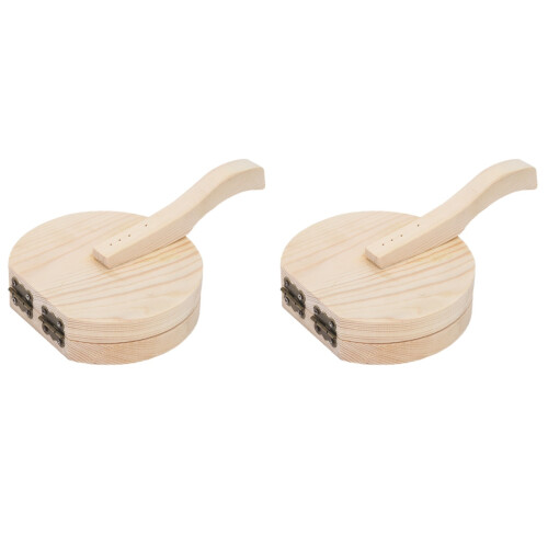2 Pcs Electric Dumpling Wrapper Comfortable Hand Feeling Press 1