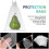 150Pcs Fruit Protection Mesh Bags White Drawstring Nets for Garden Use 9