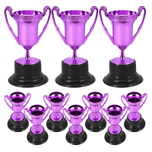 20Pièces Mini Trophées Violets En Pour Enfants Décor 2