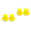 4Pcs Car Polishing Sanding Pads Yellow PU Hook and Loop Attachment 5