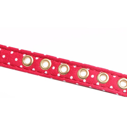 Red Adjustable Bowtie Dog Collar Durable Pet Cat Collar 1