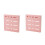 2Pcs Kitchen Rack Pink Wall Holder Multipurpose Storage PP 3