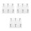 3Pcs Card Curve Corrector Press Device White Acrylic Home Press Tool 9