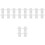 20Pcs White Plastic DIY Bag Sheets Sturdy Mesh for Craft Projects 7