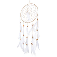 5Pcs Creative White Dream Catcher Pendant for Wall and Bedroom