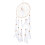 5Pcs Creative White Dream Catcher Pendant for Wall and Bedroom 1