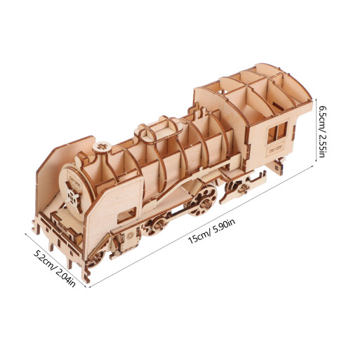 3Sets Wooden 3D Train Puzzle Set Kids Developmental Educational Toy 1