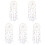 5Pcs Creative White Dream Catcher Pendant for Wall and Bedroom 4
