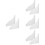 4 Sets Splash Guard For Bath Shower Acrylic Bathtub Splashing Clear 7