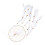 5Pcs Creative White Dream Catcher Pendant for Wall and Bedroom 3