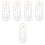 5Pcs Creative White Dream Catcher Pendant for Wall and Bedroom 6