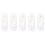 5Pcs Creative White Dream Catcher Pendant for Wall and Bedroom 11