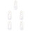 5Pcs Creative White Dream Catcher Pendant for Wall and Bedroom 8