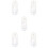 5Pcs Creative White Dream Catcher Pendant for Wall and Bedroom 10