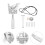 2Pcs Metal Gate Latch Set Self Locking Spring Loaded for Yard Doors 7