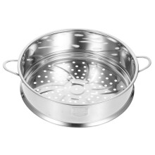3Pcs Premium Stainless Steel Food Steamer Basket for Home Cooking
