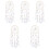 5Pcs Creative White Dream Catcher Pendant for Wall and Bedroom 5