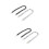 2Sets Golden Bag Chain Straps Removable Buckle Durable for Handbag Use 8