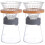 4Pcs Transparent Glass Coffee Maker Multi-Functional Coffee Teapot Set 3