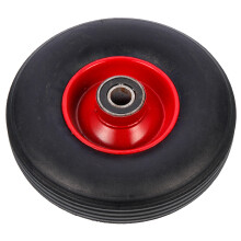 2Pcs Rubber Wheelbarrow Tires Dual Bearing for Garden Cart