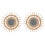2 Pieces Rattan Makeup Mirror Wall-Mounted Woven Decorative Chic 2
