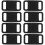 8Pcs Reliable Black Silicone Tracer Protective Cases Easy Install 6