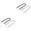 2Sets Golden Bag Chain Straps Removable Buckle Durable for Handbag Use 4