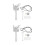 2Pcs Metal Gate Latch Set Self Locking Spring Loaded for Yard Doors 3