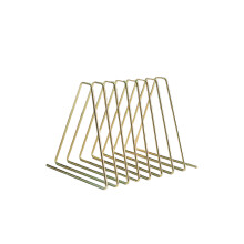 2Pcs Golden Book Stoppers Metal Book Organiser Modern Design