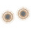2 Pieces Rattan Makeup Mirror Wall-Mounted Woven Decorative Chic 4