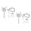 2Pcs Metal Gate Latch Set Self Locking Spring Loaded for Yard Doors 6