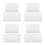 28Pcs Kids Height Chart Stencil White Plastic Reusable Growth Ruler 7