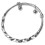2Pcs Delicate Silver Copper Bangle Bracelets Adjustable Wrist Jewelry 1