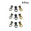27 Pcs Buckle Pure Copper To Rotate 6