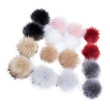 60Pcs Durable Fluffy Pompoms Balls for Party and Clothing Decoration