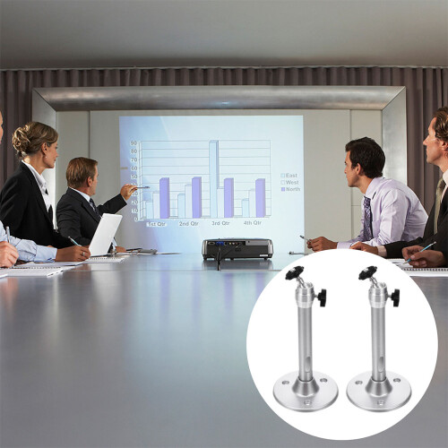 2 Pcs Aluminum Alloy Projector Hanger Bracket Micro Wall Hanging 2