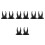 8Pcs Black Barcode Scanner Stand Wall Mount for Handheld Use 4