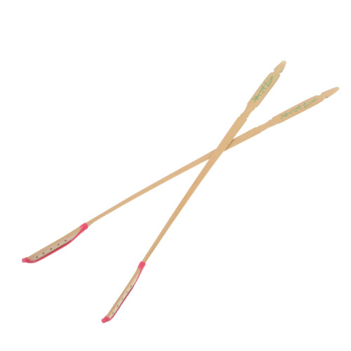 2Pcs Artistic Bamboo Yangqin Mallets Hammer Sticks for Percussion Use