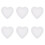 6Pcs Durable White Canvas Frames for Oil Acrylic Painting Use 3