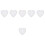 6Pcs Durable White Canvas Frames for Oil Acrylic Painting Use 5