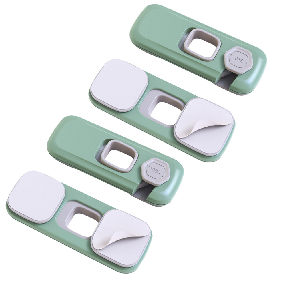 8Pcs Baby Cabinet Locks Abs Child Safety Door Locks Assorted Colors Villcase