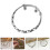 2Pcs Delicate Silver Copper Bangle Bracelets Adjustable Wrist Jewelry 9